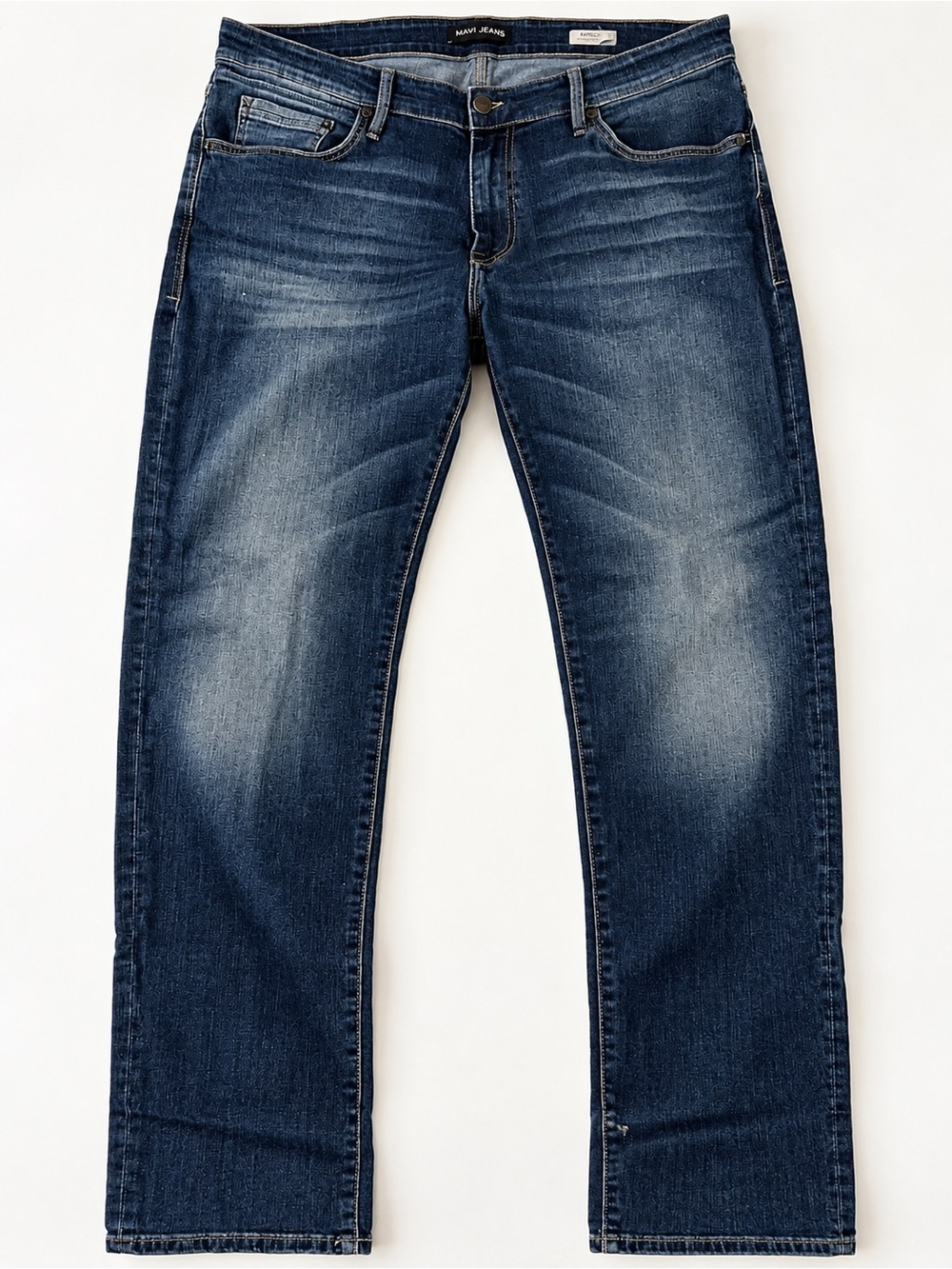 Mavi Marcus Men’s Slim Straight Jeans 36x32 Dark Wash Stretch Denim